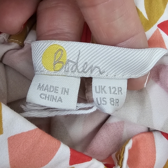 Boden Danby Printed High Rise Pull On Ankle Pants - Picture 3 of 9